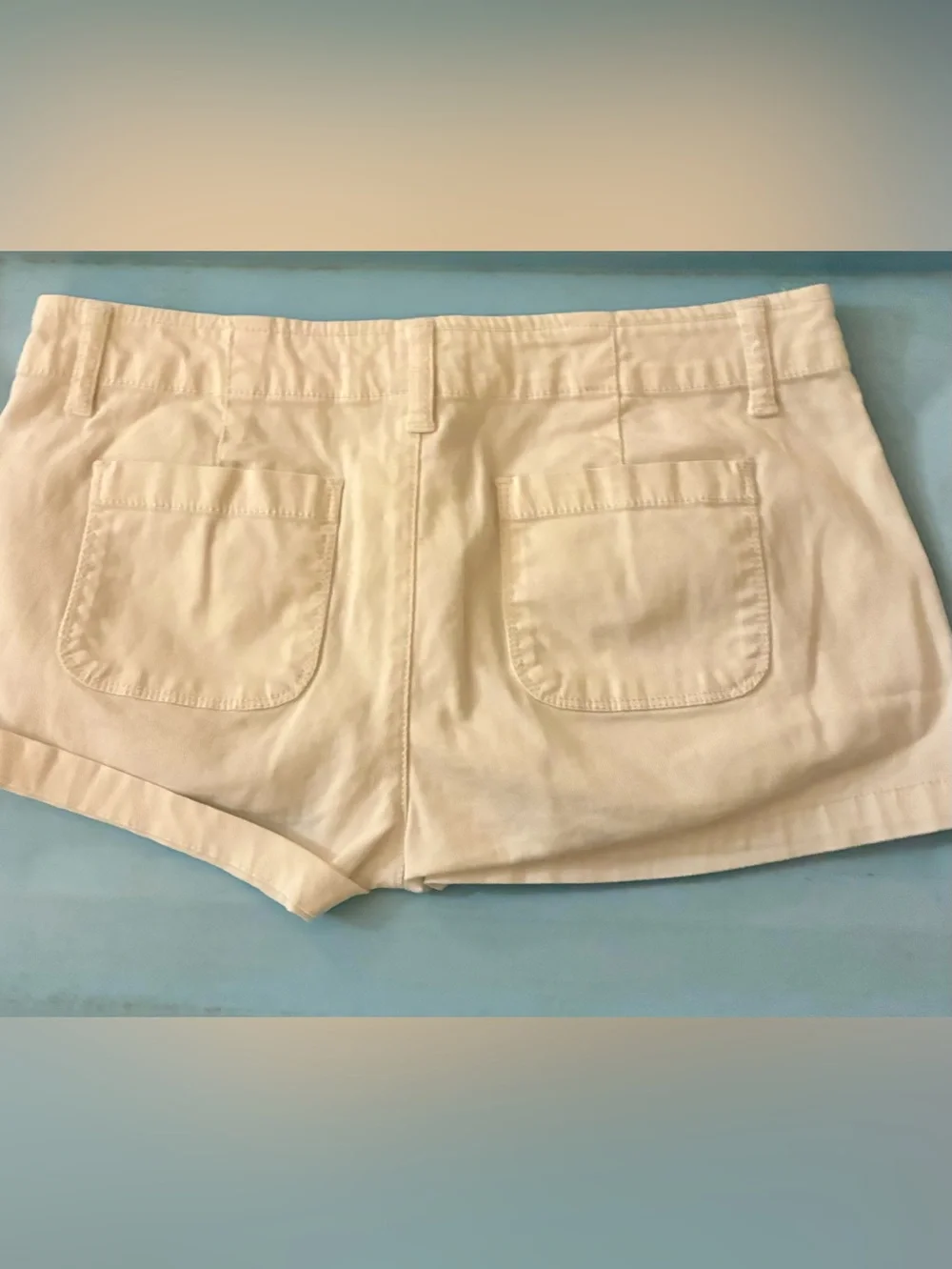 Women’s White Casual Cotton Chino Shorts🌼